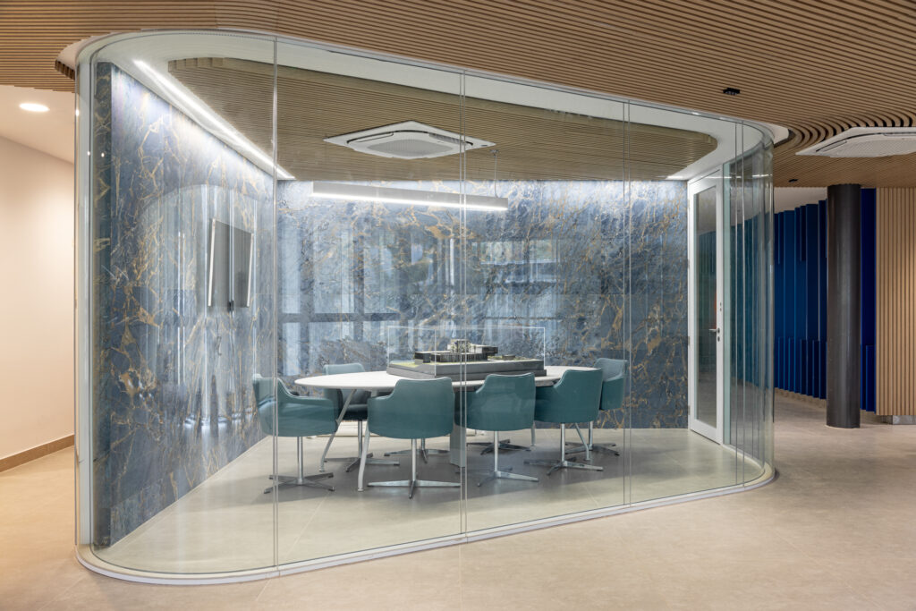 divisoria de vidro para escritório